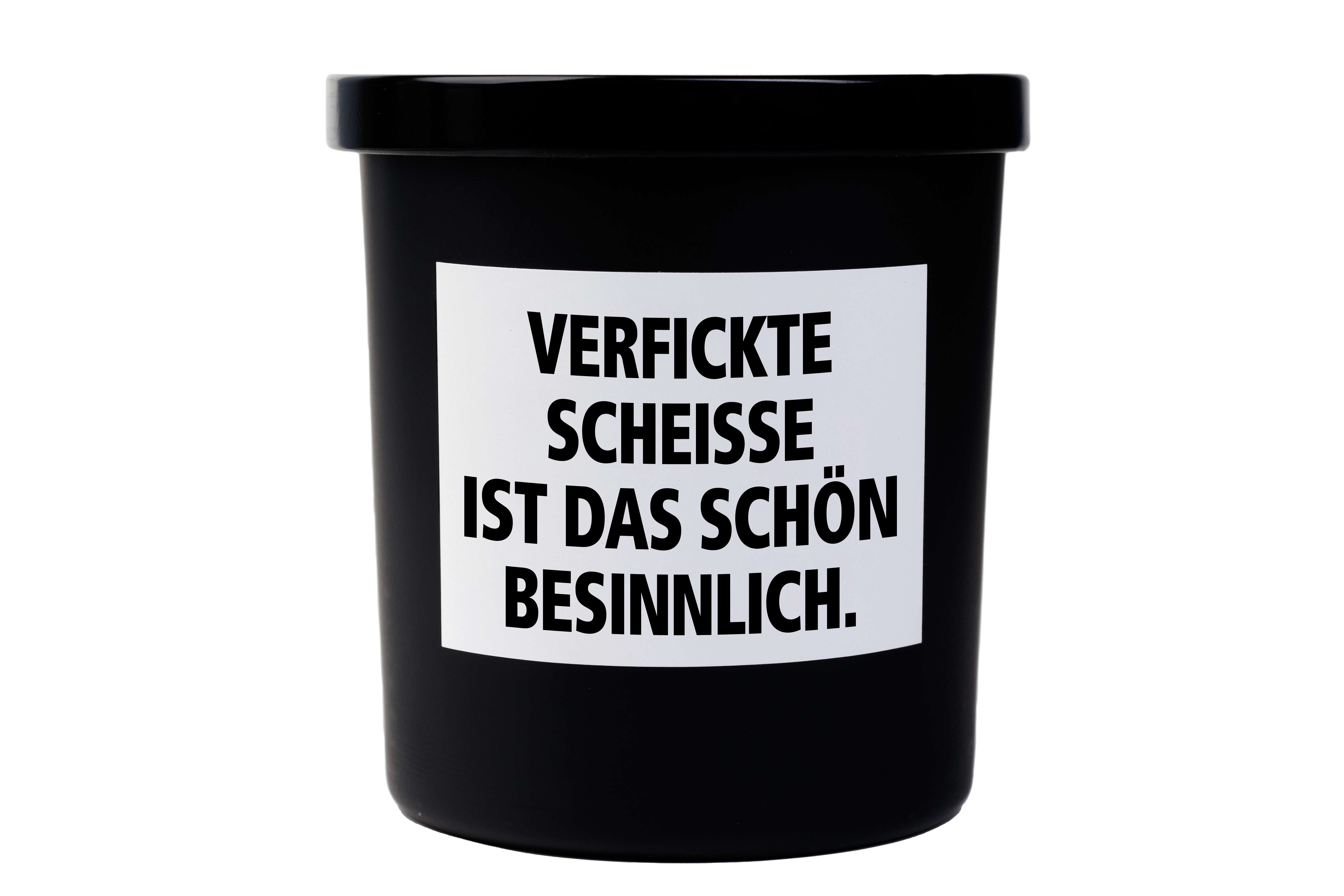 Spruchkerze "Verfickte Scheiße ist das..."